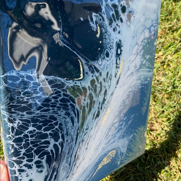 Original Resin & Acrylic Painting - Picture 7 of 8